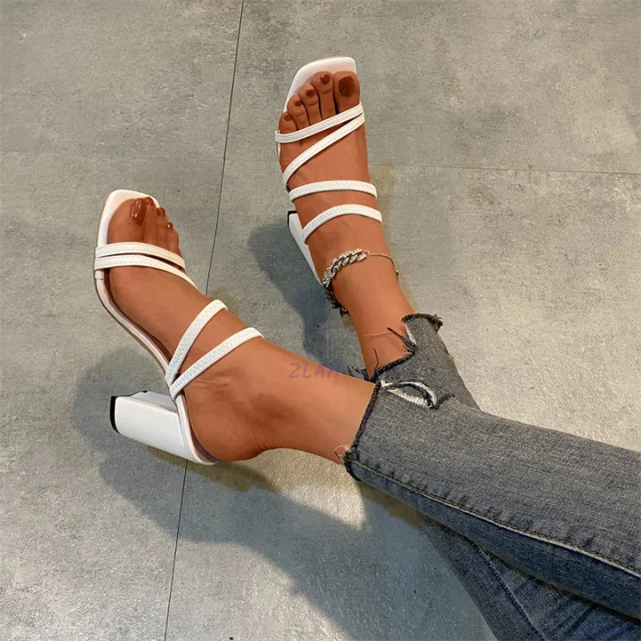 Celeste Charm Open Toe Heels - Image 4
