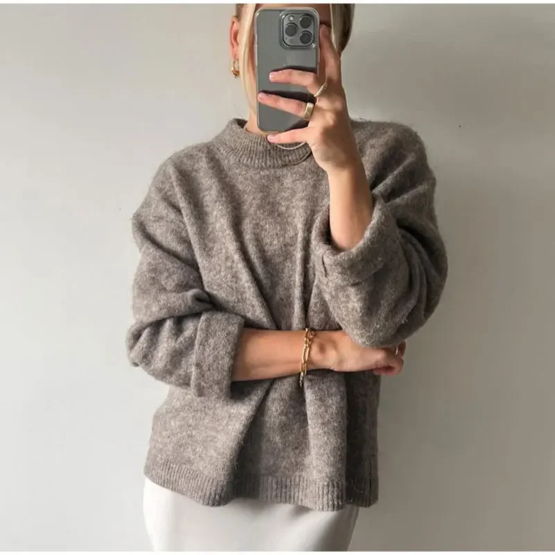 Charm In Cozy Knit Pullover - Image 6