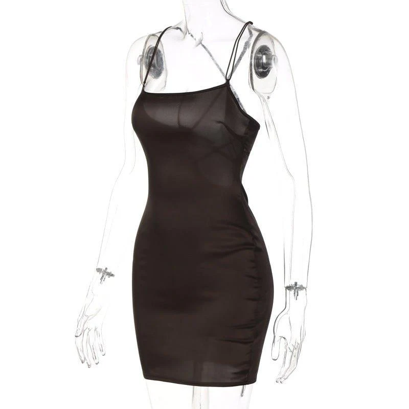 'CheeseWalk' Backless Mini Dress - Image 6