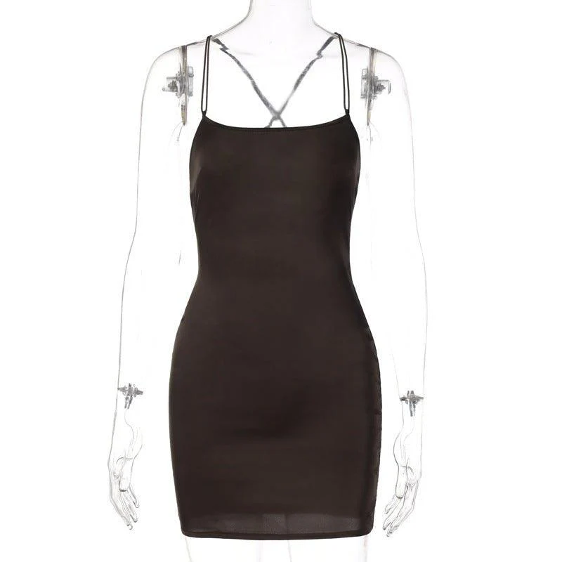 'CheeseWalk' Backless Mini Dress - Image 7
