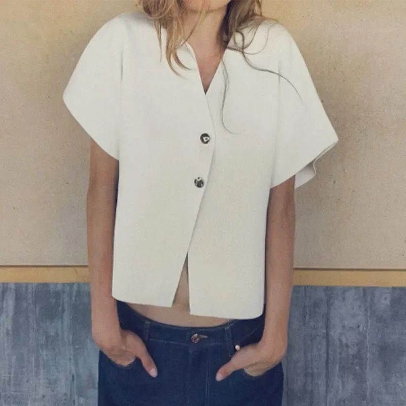 Classy Type V Neck Vest Top - Image 3
