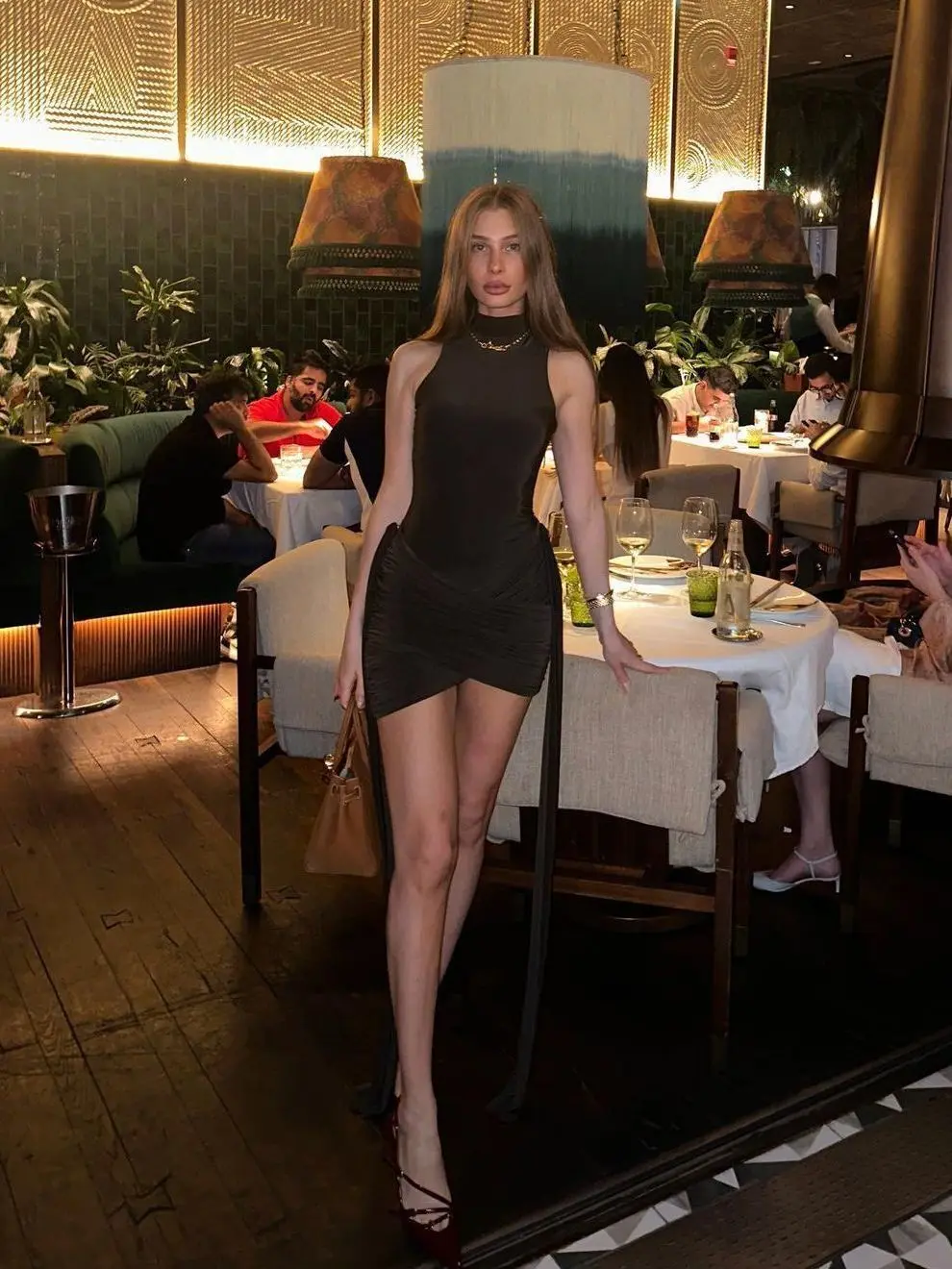 Claudette Sleeveless Mini Party Dress - Image 3