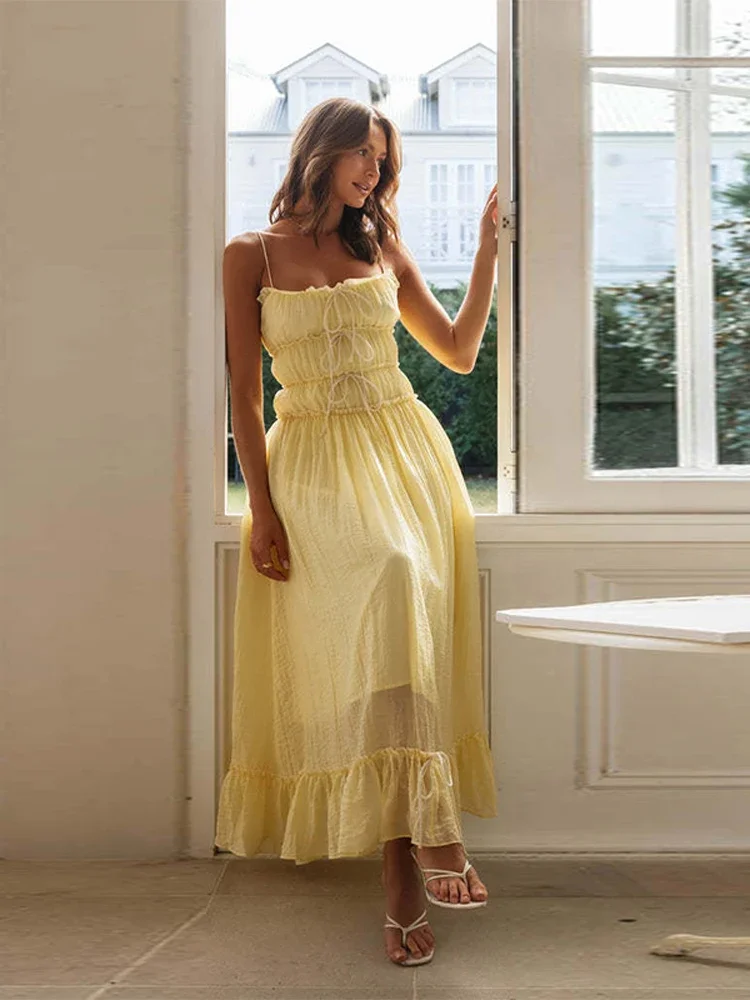 Cleo Bow Tie Chic A Line Dress - Image 3