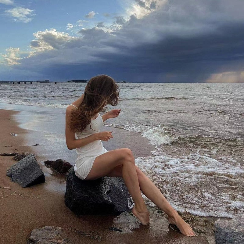 Coastal Charm Cami Dress - Image 4