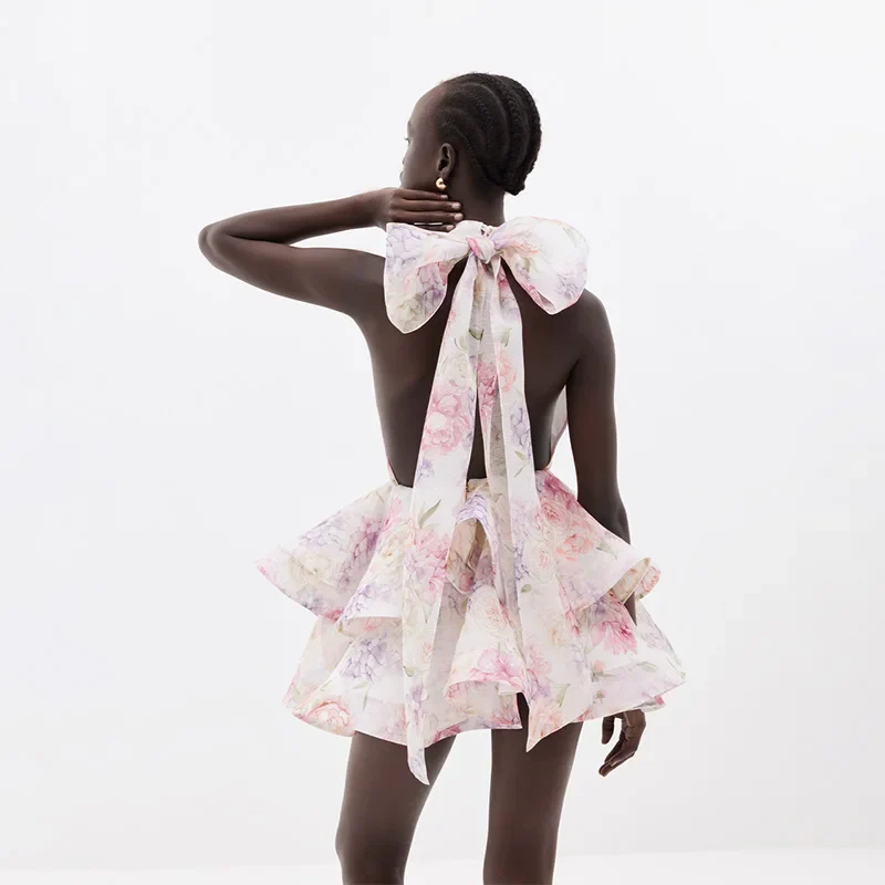 Colette Halter Neck Floral Dress - Image 19