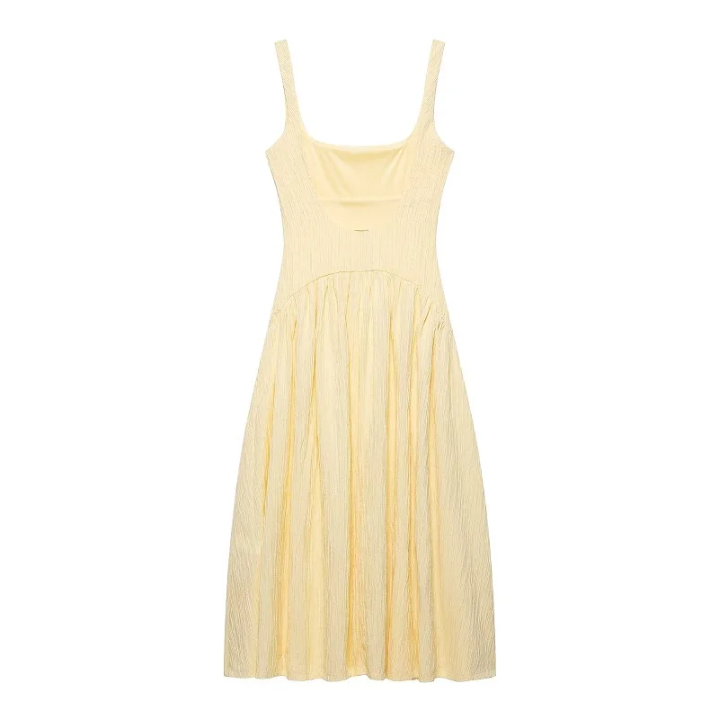 Country Belle Pleated Midi Dress - Image 9