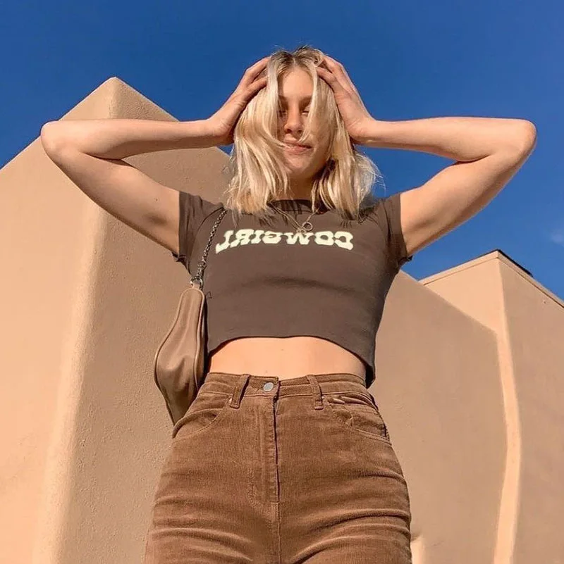 Cowgirl O Neck Crop Top - Image 6