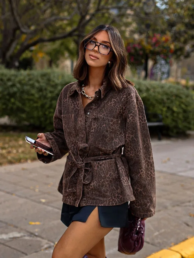 Cozied Up Leopard Print Jacket - Image 3