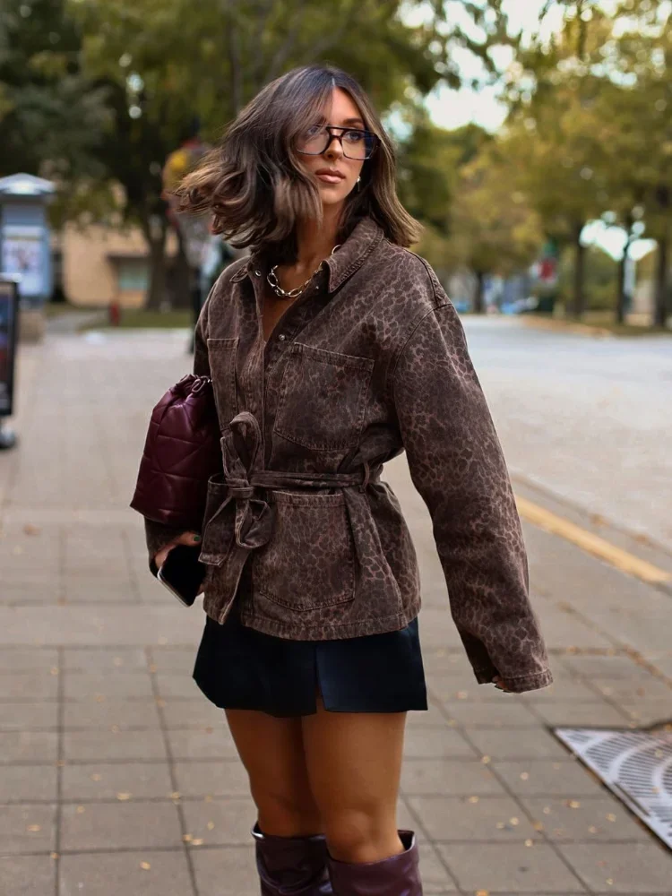 Cozied Up Leopard Print Jacket - Image 4