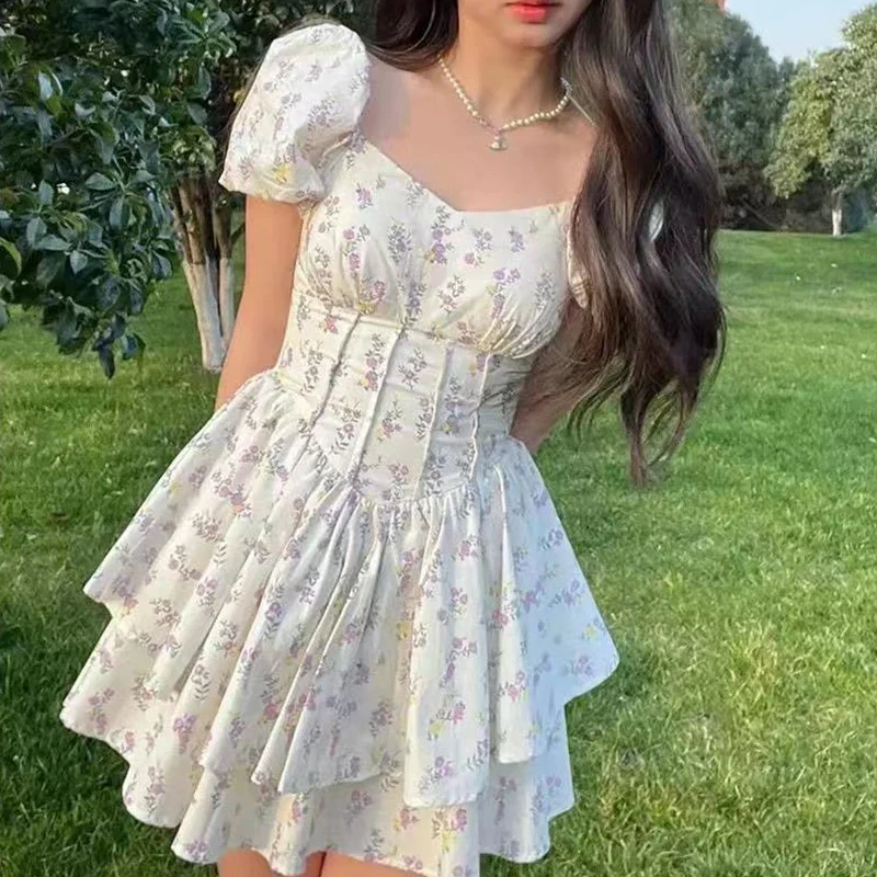 Daisy Whimsy Floral Dress - Image 3