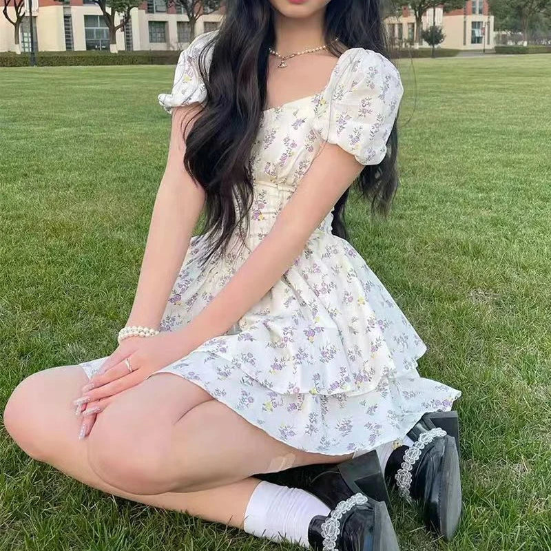 Daisy Whimsy Floral Dress - Image 4