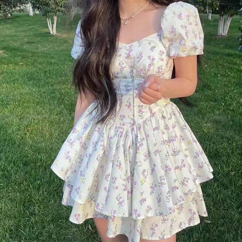 Daisy Whimsy Floral Dress - Image 7
