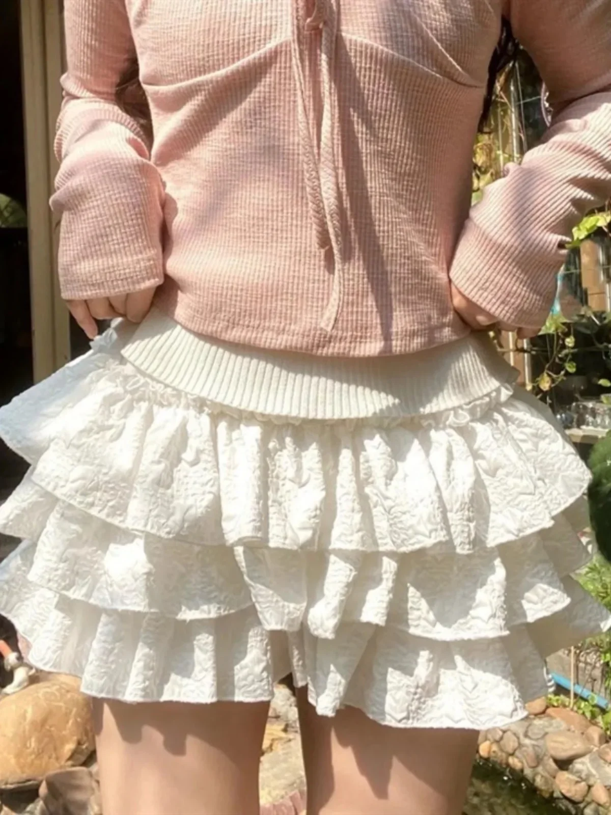 Damari Ruffles Mini Skirt - Image 2