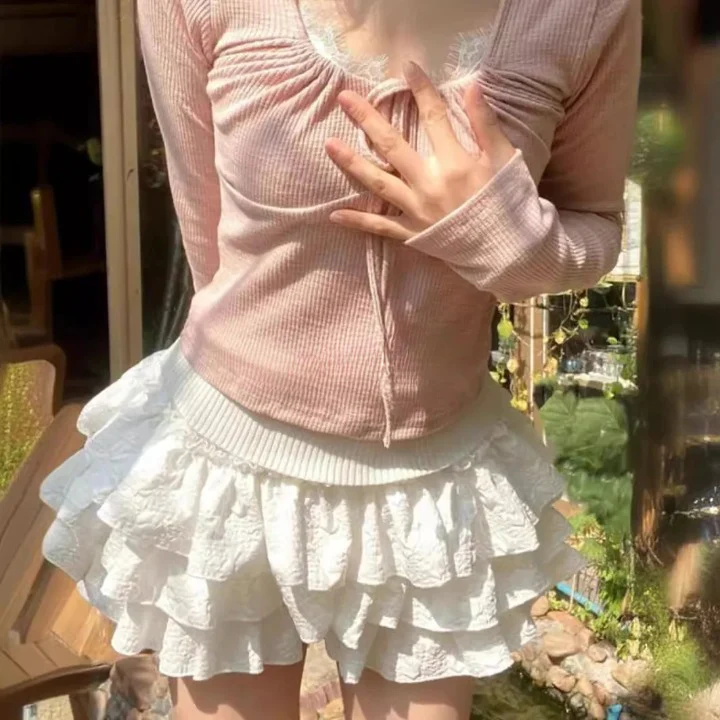 Damari Ruffles Mini Skirt - Image 5
