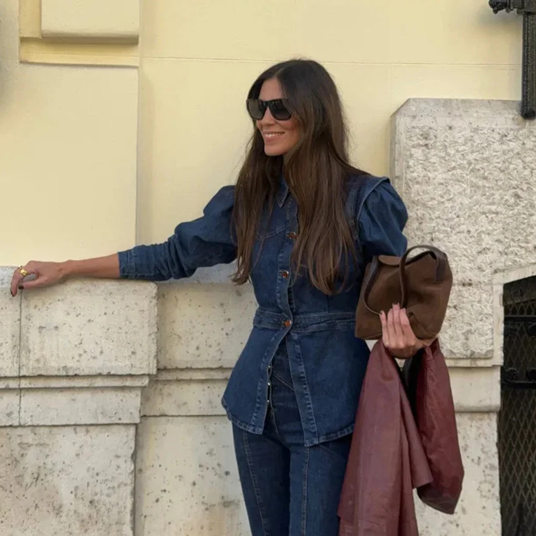 Darian Denim Jacket Pants Set - Image 10