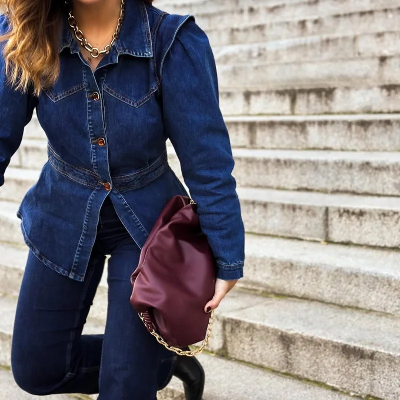 Darian Denim Jacket Pants Set - Image 15