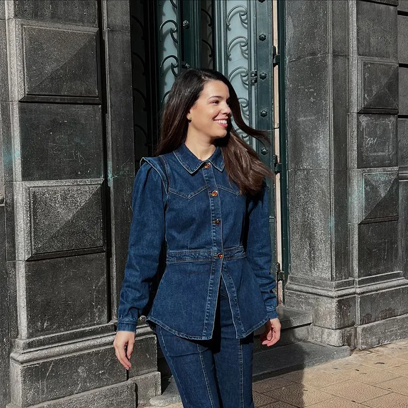 Darian Denim Jacket Pants Set - Image 2