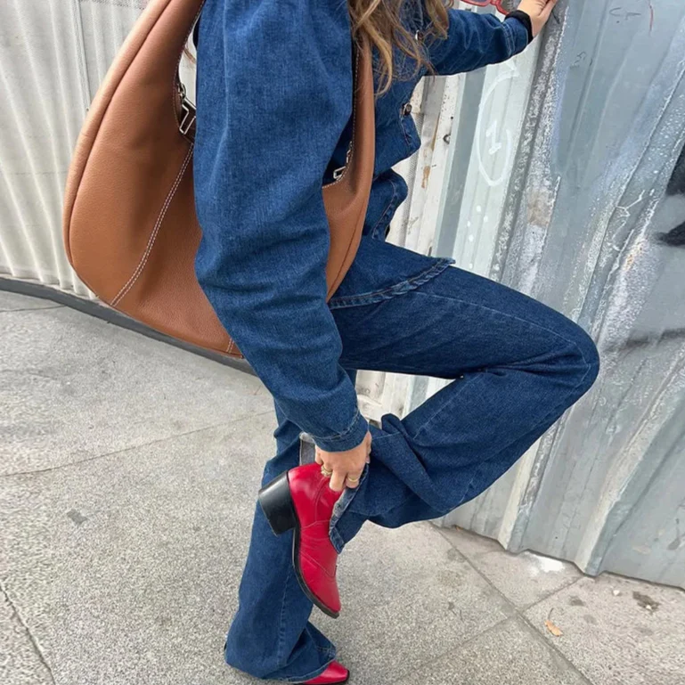 Darian Denim Jacket Pants Set - Image 9
