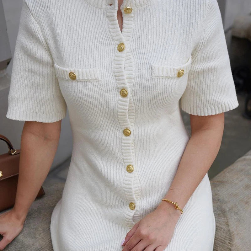 Dates With Babe Mini Knitted Dress - Image 5