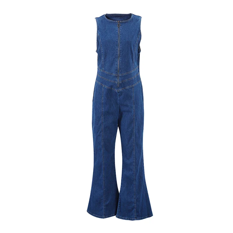 Day Dreaming Denim Heart Backless Jumpsuit - Image 12