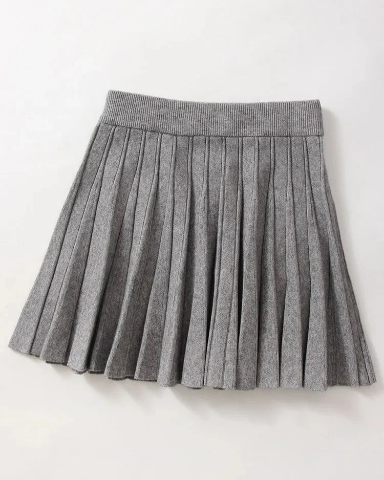 Doreen Mini Pleated A line Skirt - Image 26