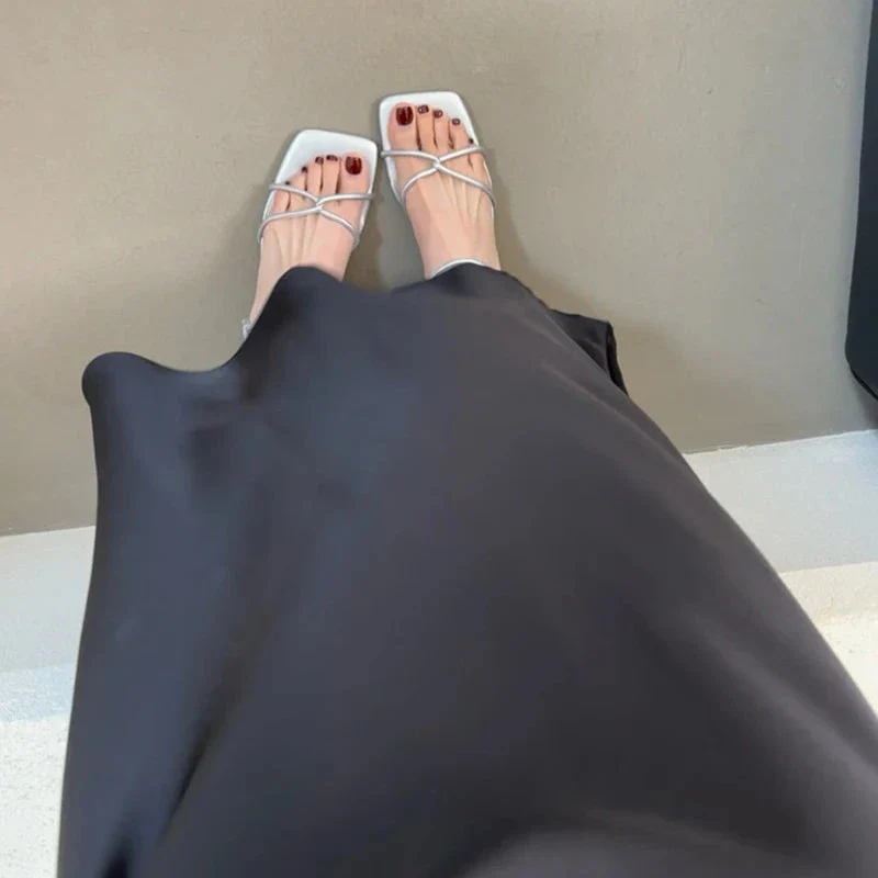 Dove Open Toe Thick Heels - Image 14