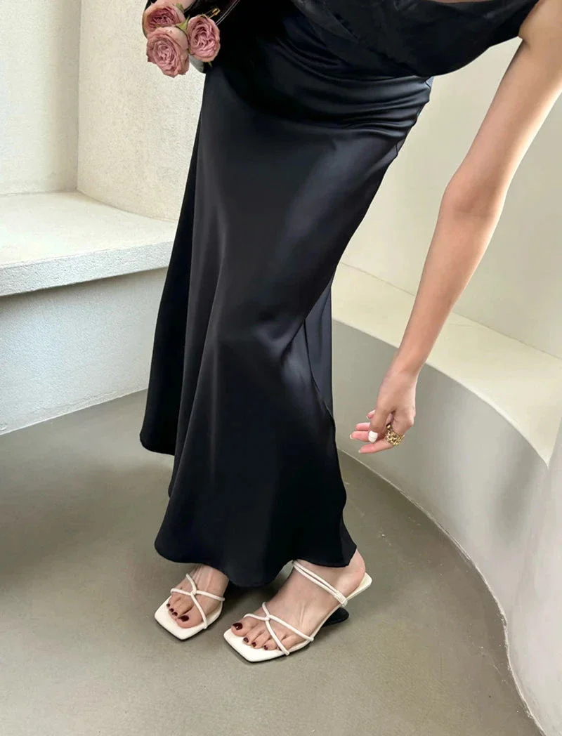 Dove Open Toe Thick Heels - Image 16