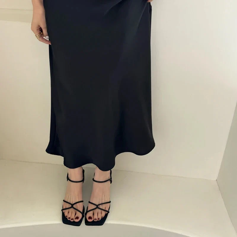 Dove Open Toe Thick Heels - Image 5