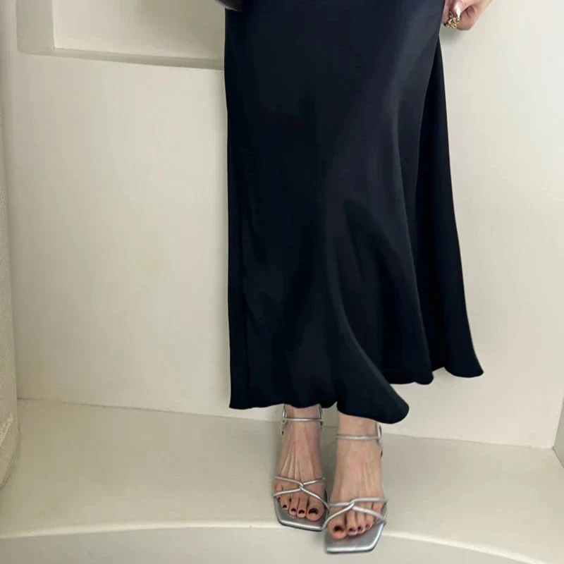 Dove Open Toe Thick Heels - Image 7