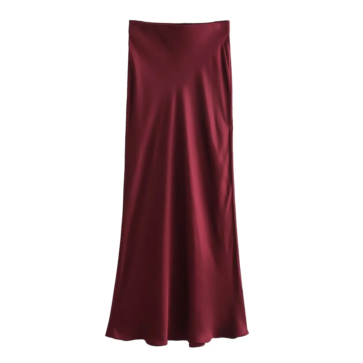 Effortless Straight Silk Skirt - Image 3
