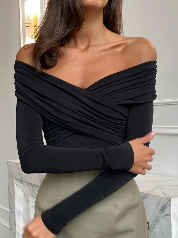 Elara Embrace Off Shoulder Bodysuit - Image 15