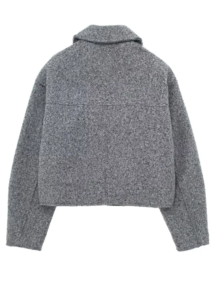 Ella Cropped Tweed Jacket - Image 6