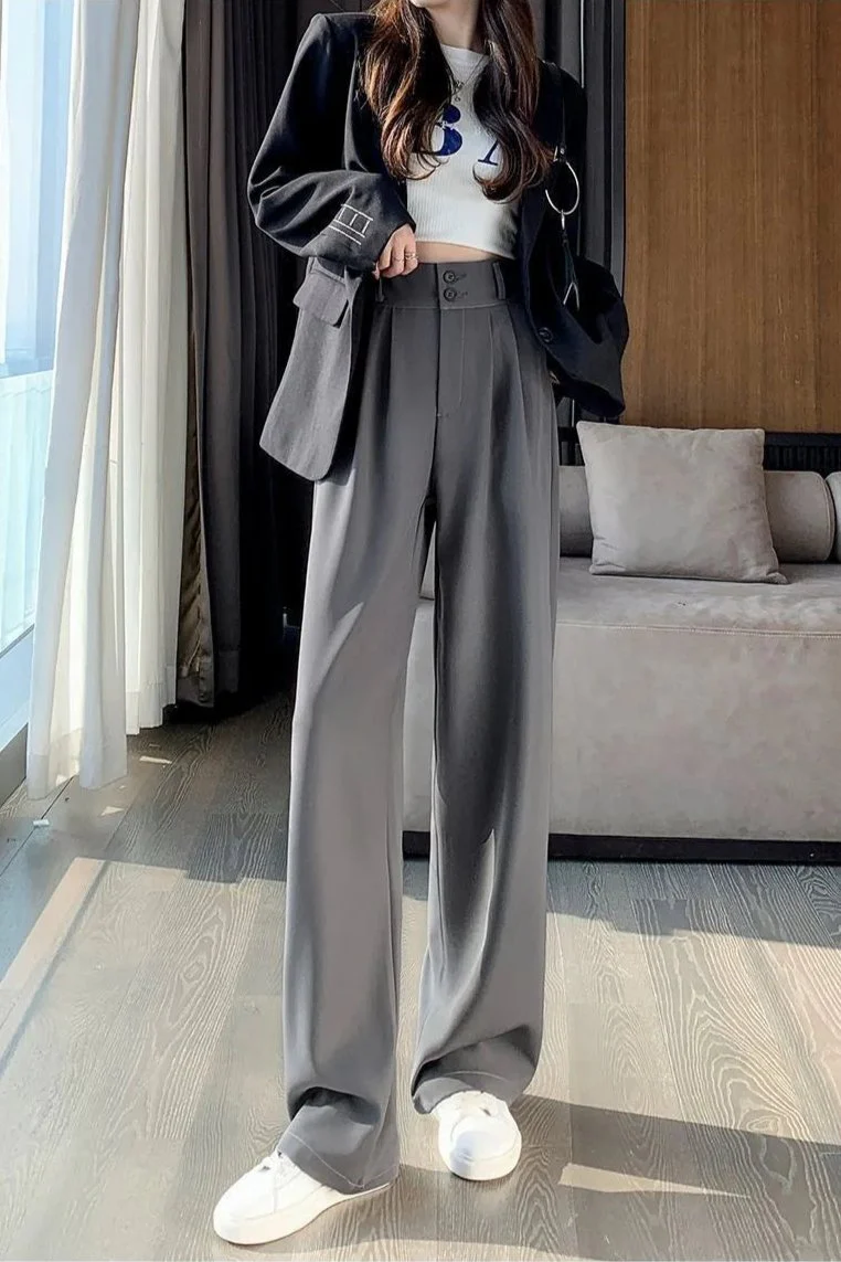 Elodie Effortless Wide Legs Korean Pants - Image 12