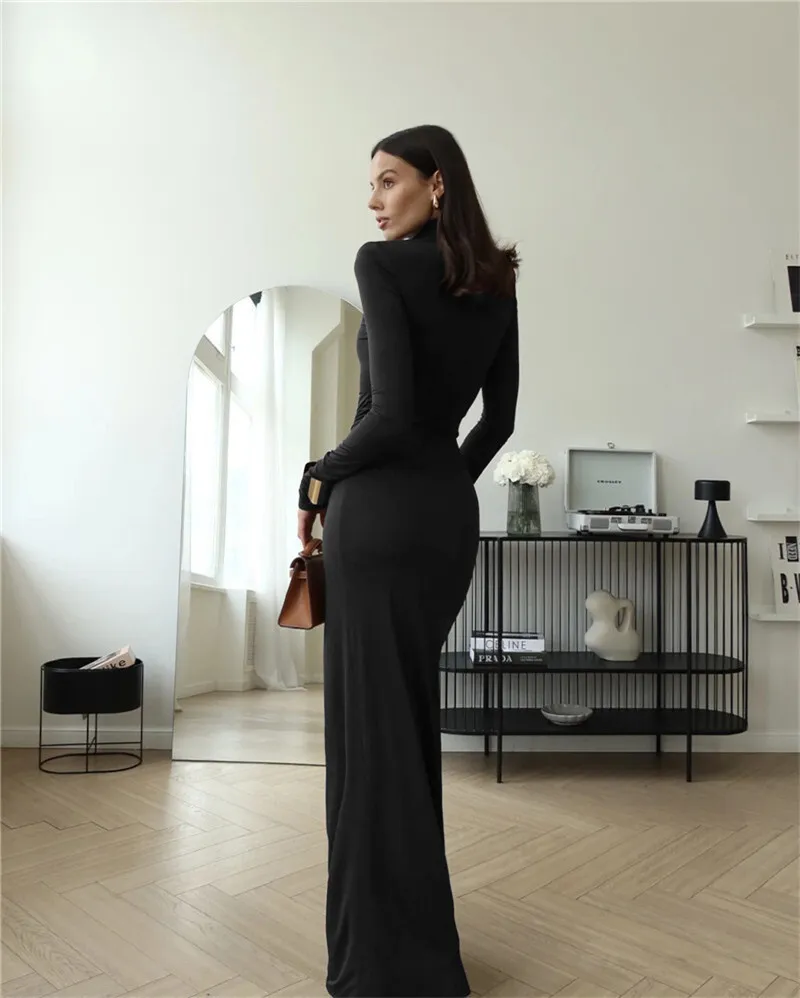 Elsie Thigh Split Maxi Dress - Image 12