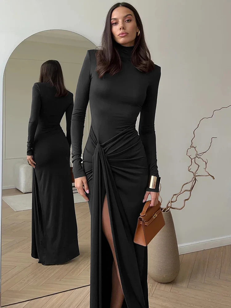 Elsie Thigh Split Maxi Dress - Image 14