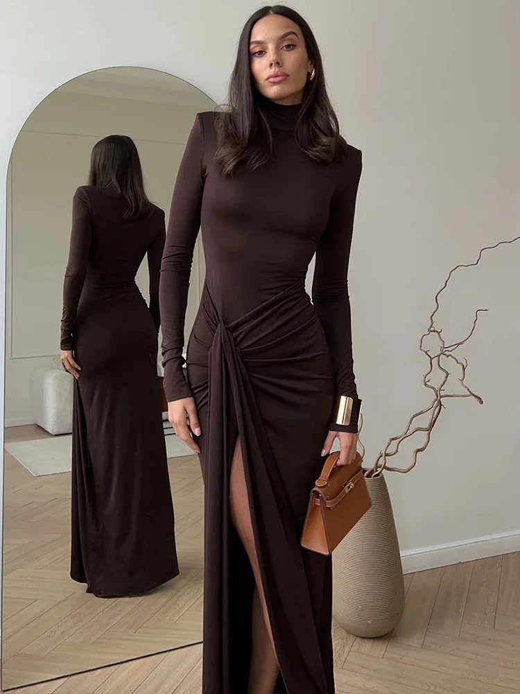 Elsie Thigh Split Maxi Dress - Image 2