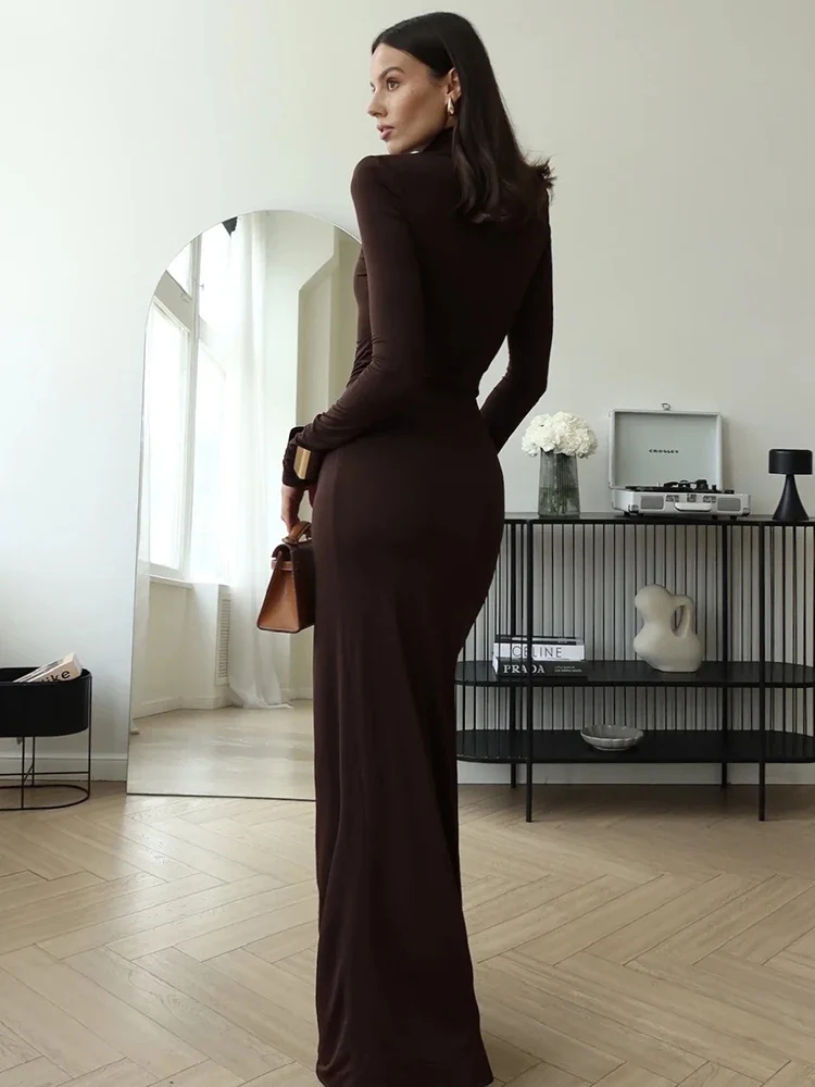 Elsie Thigh Split Maxi Dress - Image 4