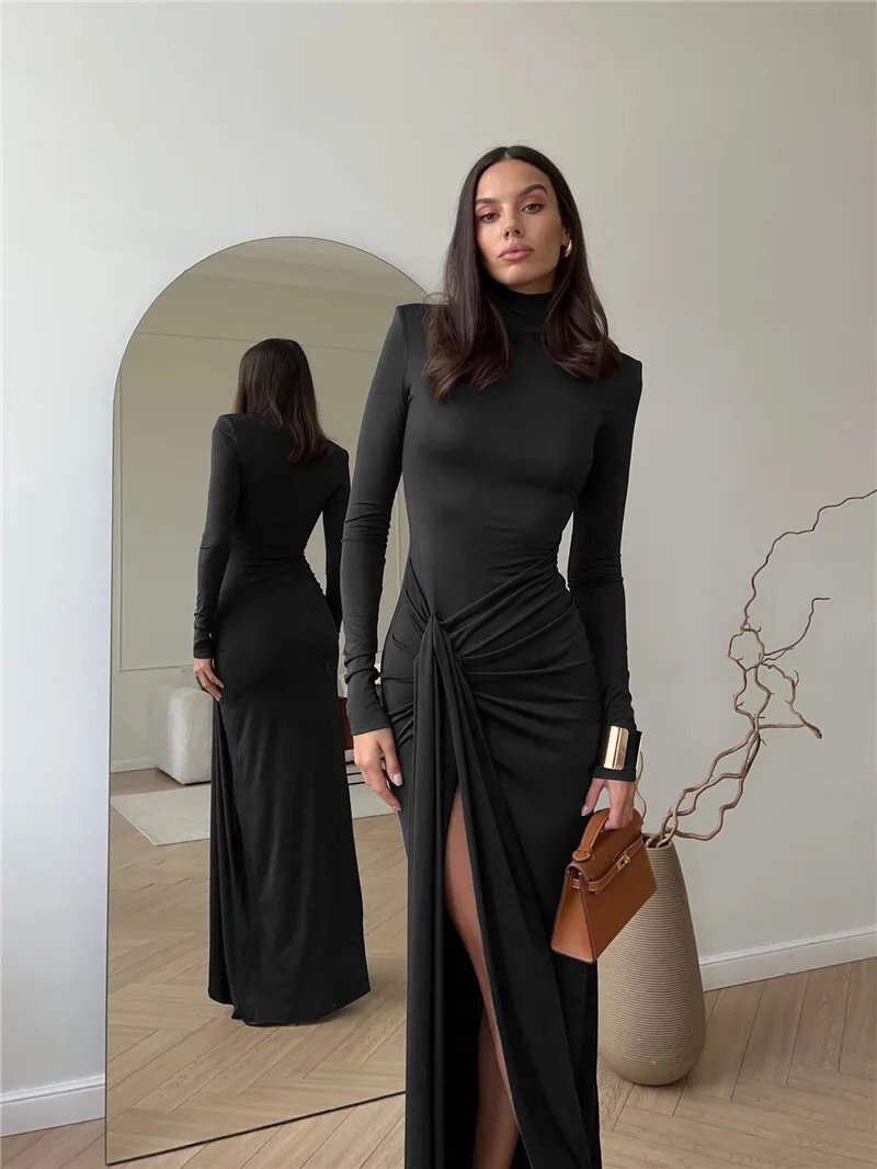 Elsie Thigh Split Maxi Dress - Image 9