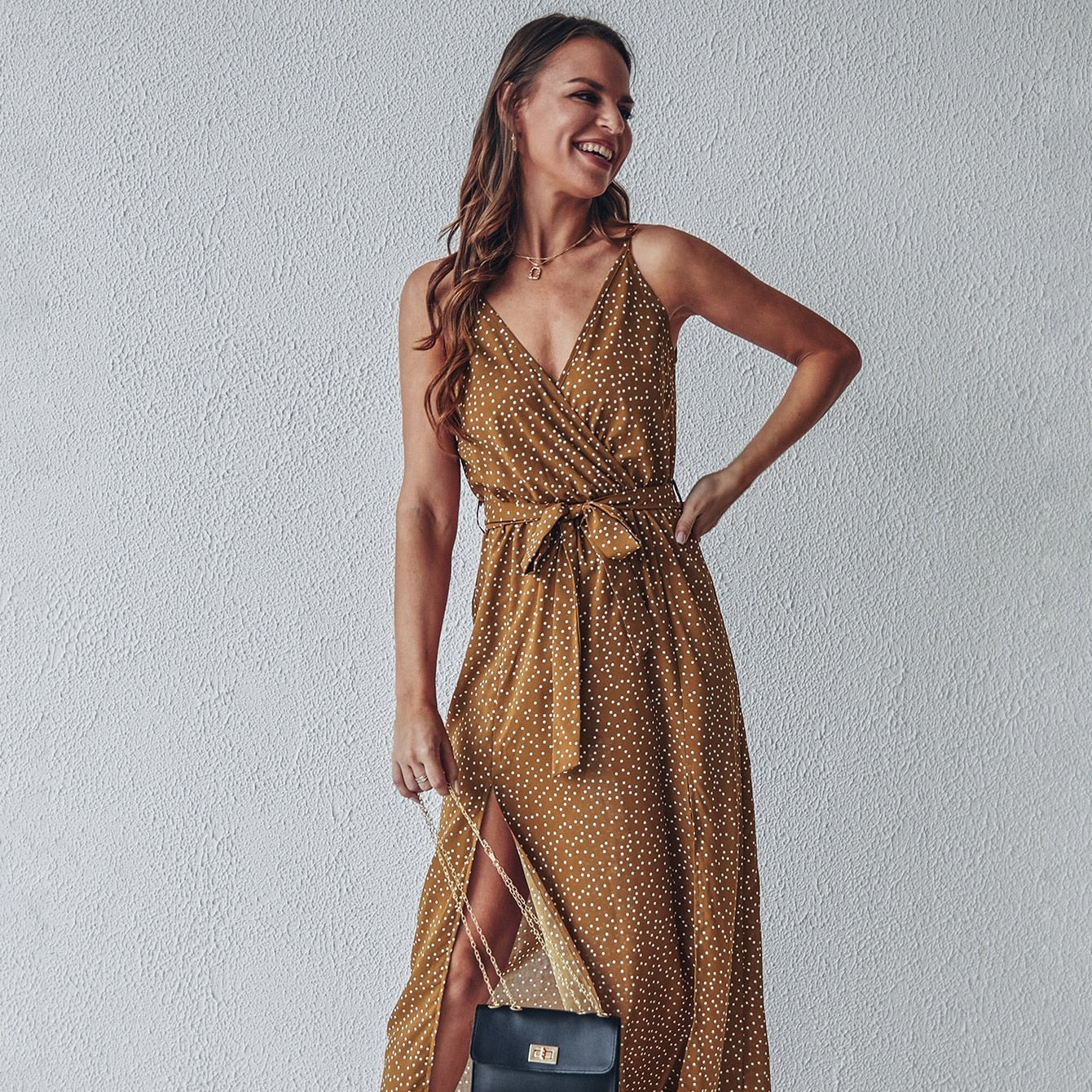 Elvia Bandage Beach Sundress - Image 5