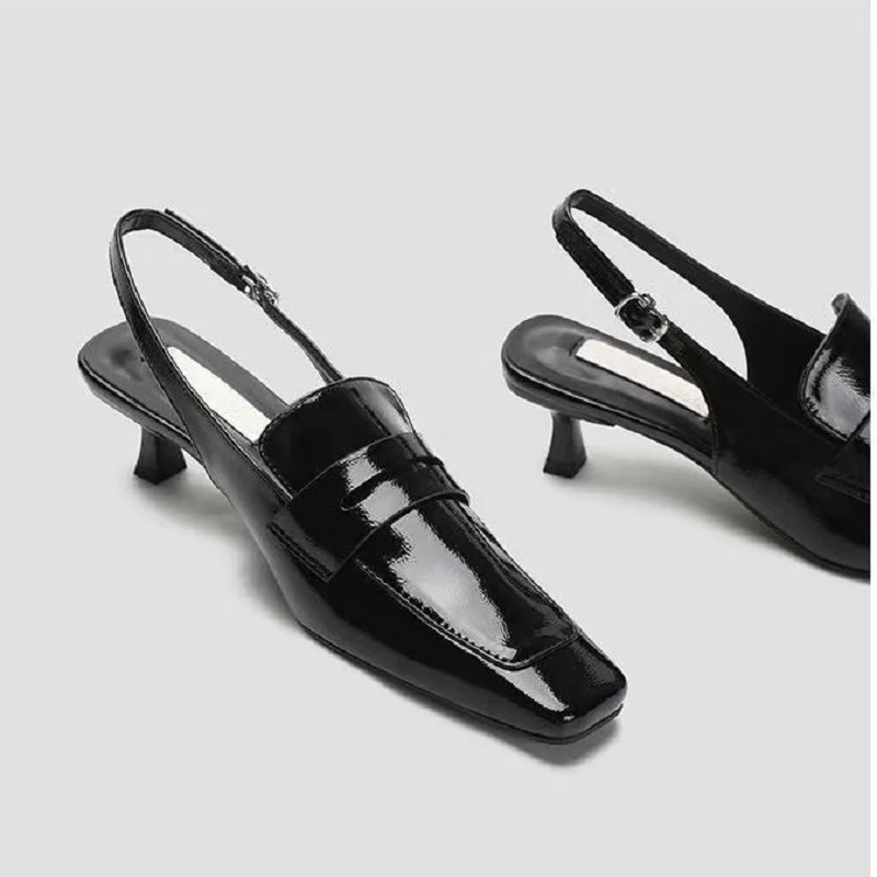 Elyna Square Kitten Heels - Image 6