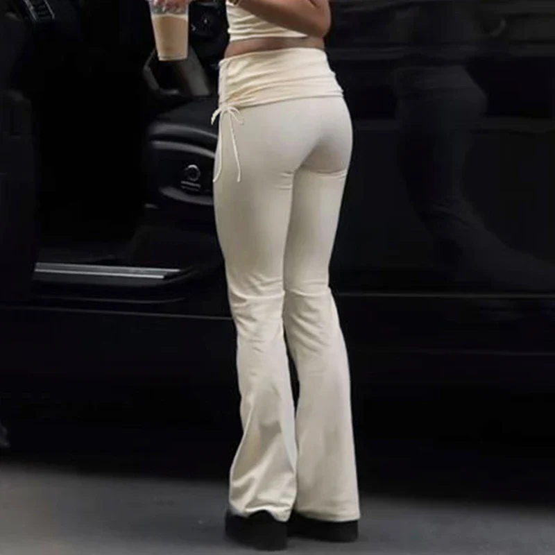 Emmalyn Drawstring Flare Pants - Image 3