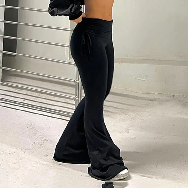 Emmalyn Drawstring Flare Pants - Image 9