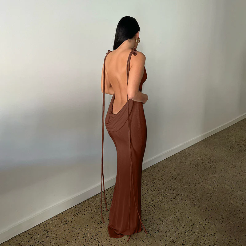 Emmett Backless Long Dress - Image 19
