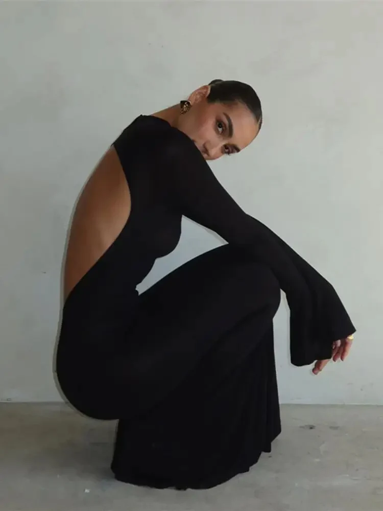 Esme Backless Skinny Dress - Image 2