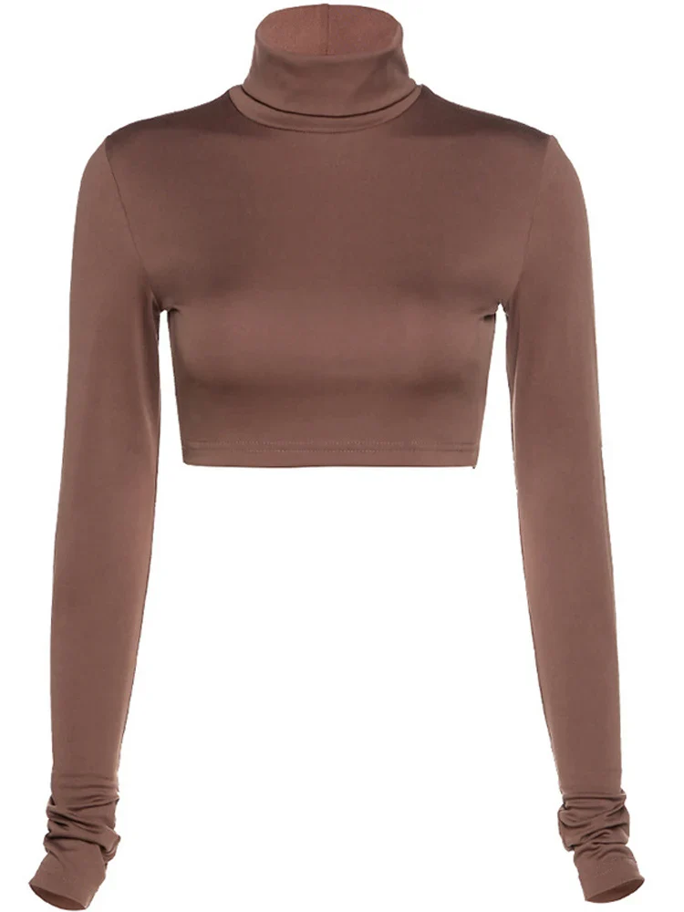 Estrella Turtleneck Crop Top - Image 4