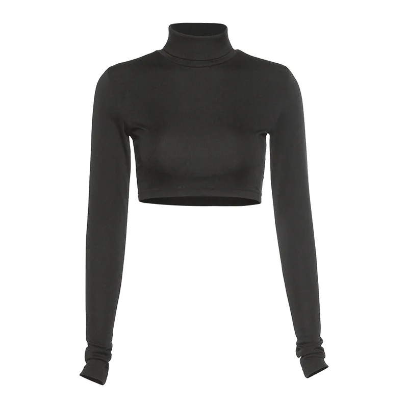 Estrella Turtleneck Crop Top - Image 9