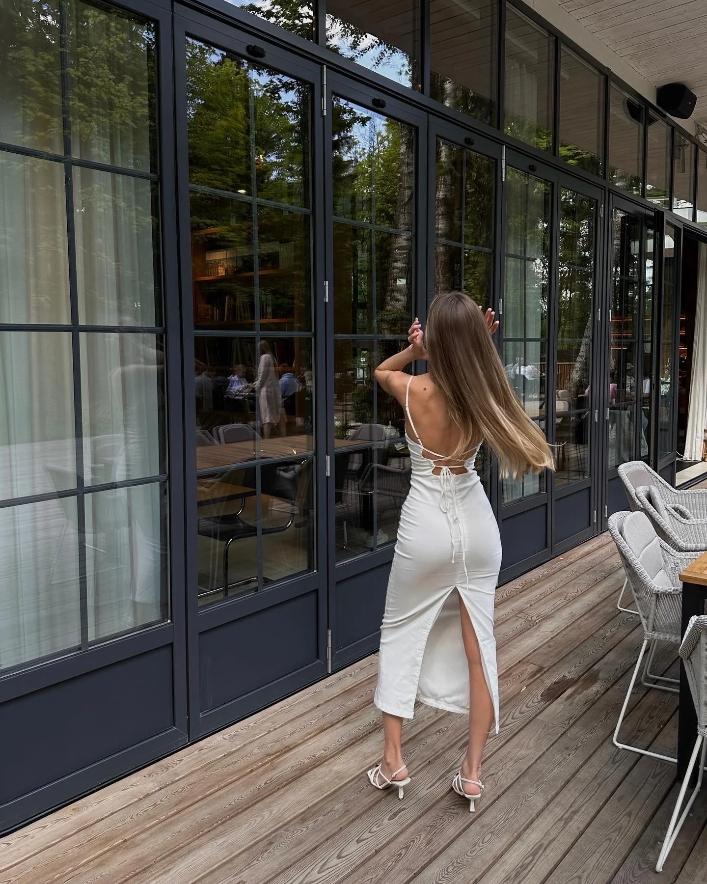 Evie Backless Sling Dress - Image 18