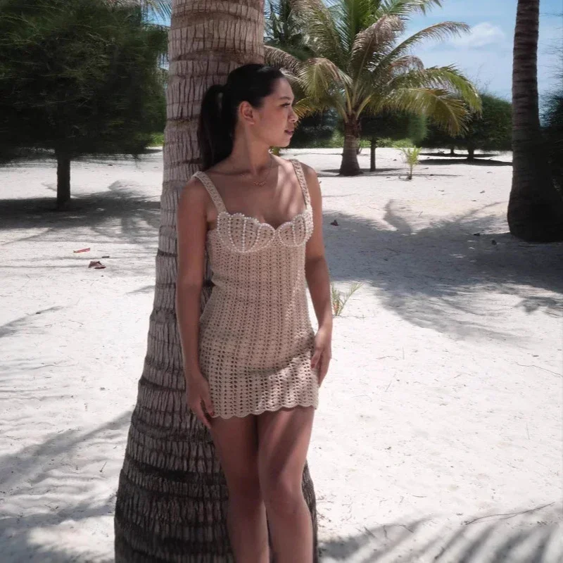 Faye Hollow Out Backless Dress - Image 9