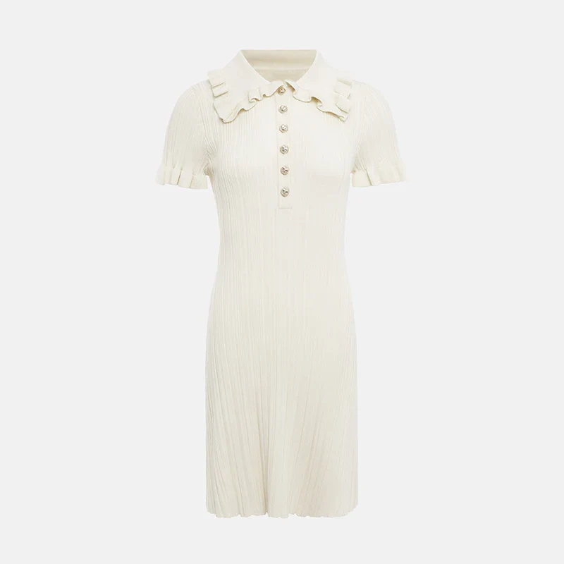 Featherlight Flounce Mini Ruffle Dress - Image 13