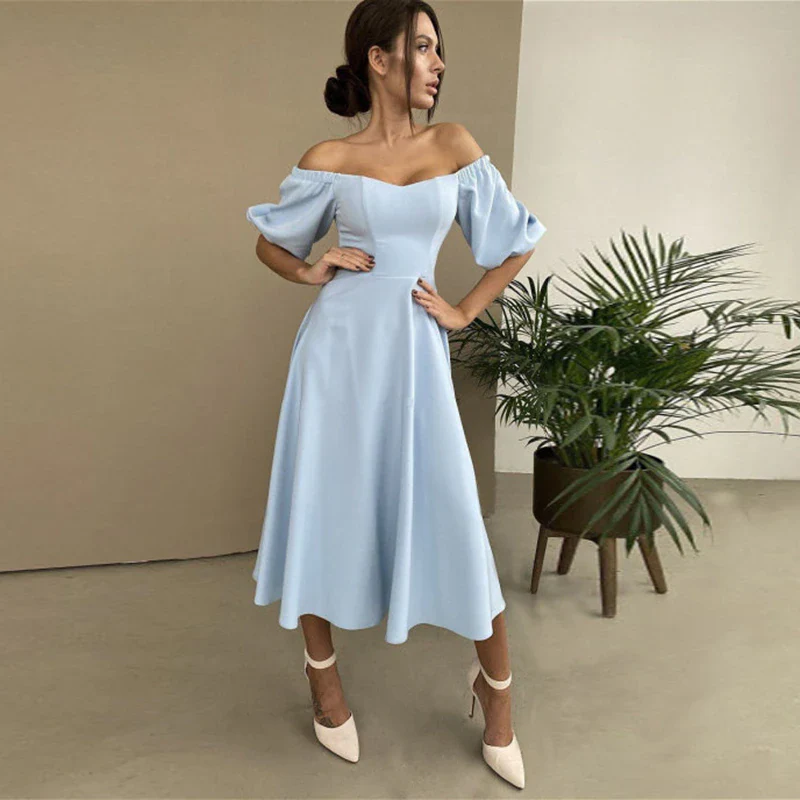 Felix Puff Sleeves Dress - Image 3